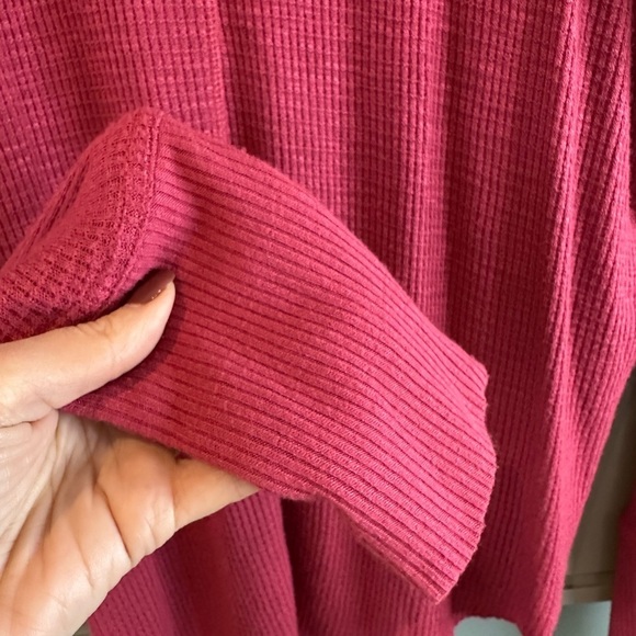 Free People Spring Valley Waffle Knit Top - Picture 9 of 12